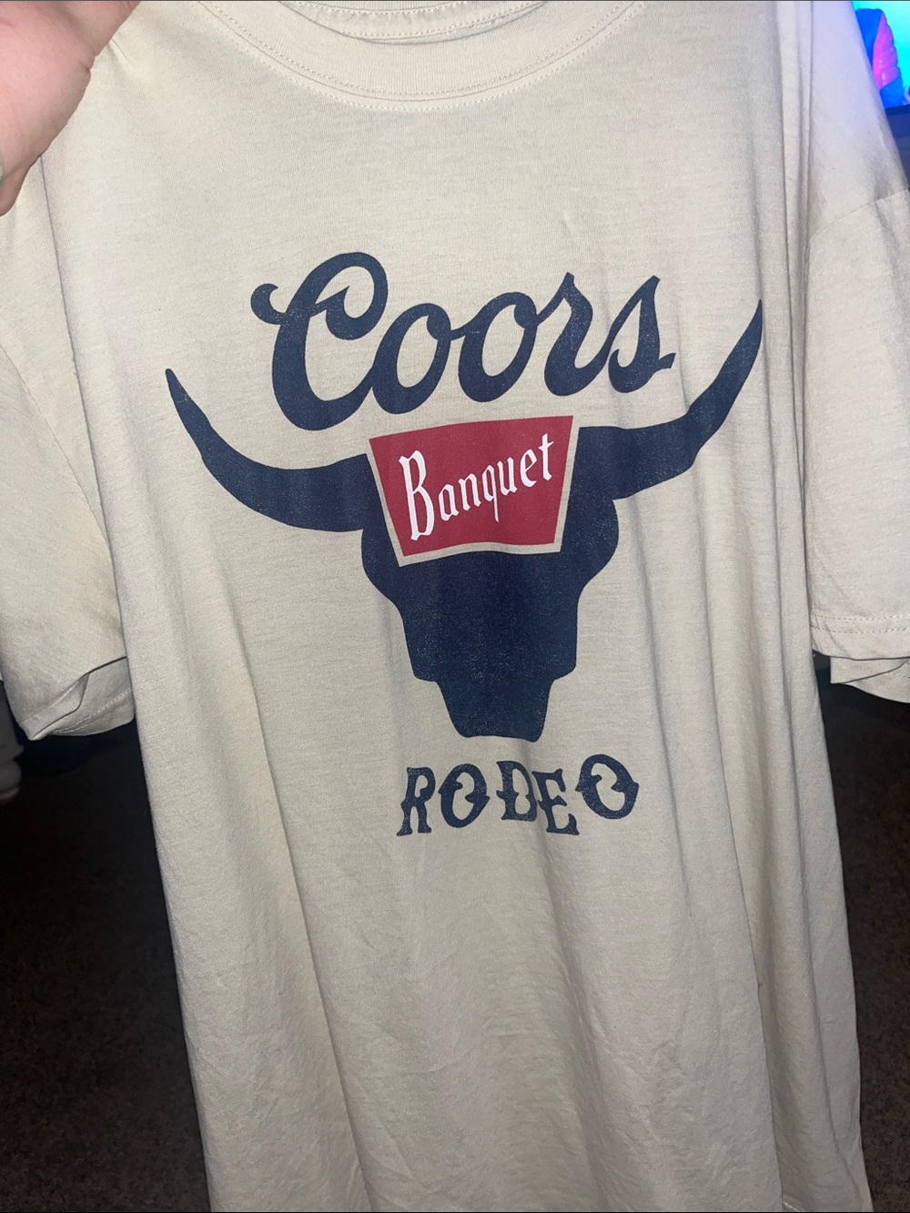 Rodeo Graphic T-Shirt in Cream
